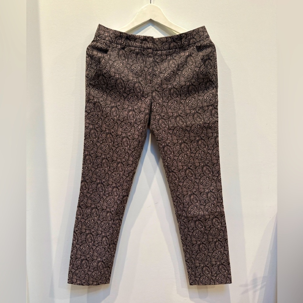 Peserico Stretch Skinny Paisley Pants